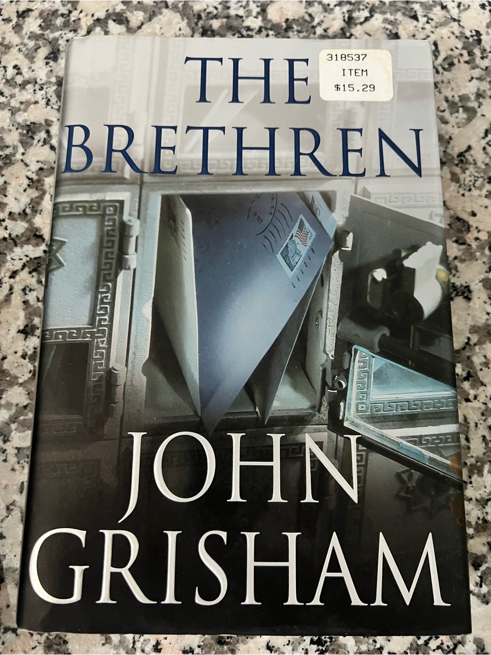 John Grisham "The Brethren" Hardcover Book - Blue, Gray, White